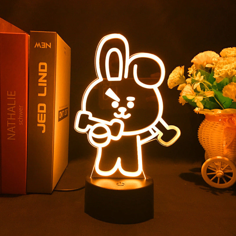 LUZ LED CON CAMBIO DE COLOR BT21 (16 COLORES) CON MANDO A DISTANCIA