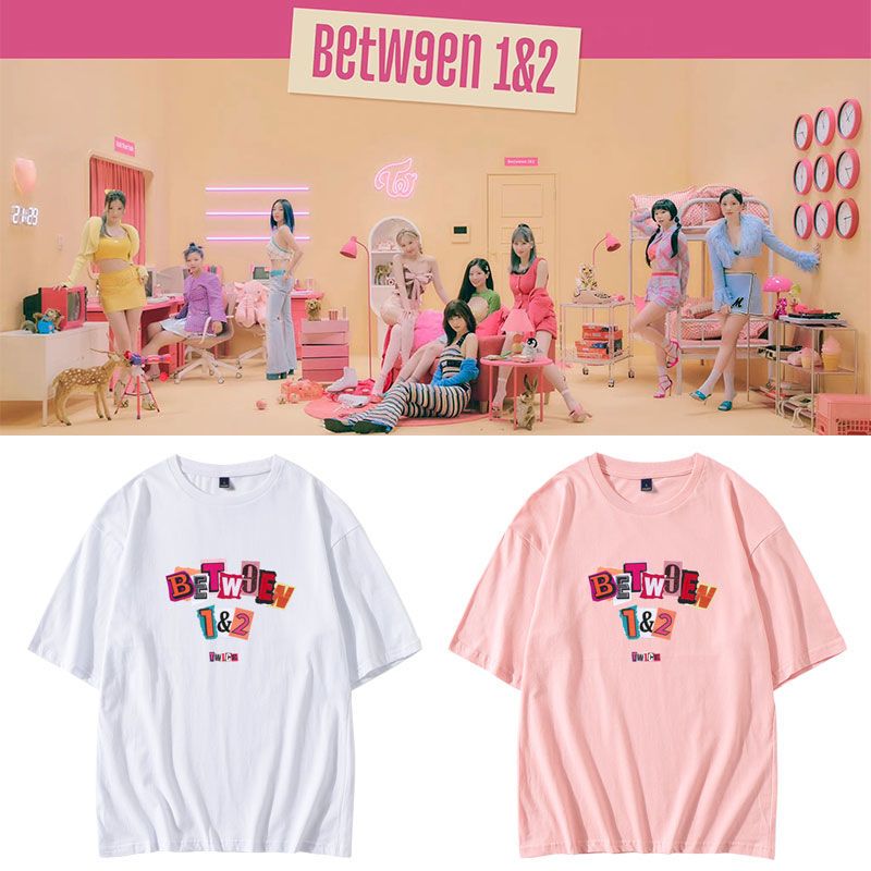 TWICE BETWEEN 1&2 T-SHIRTS 100% COTTON (various colors)