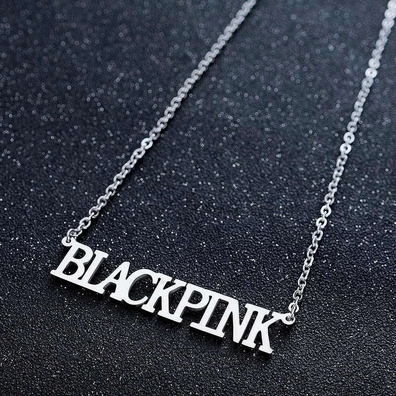 COLLARES DE ACERO INOXIDABLE BLACKPINK