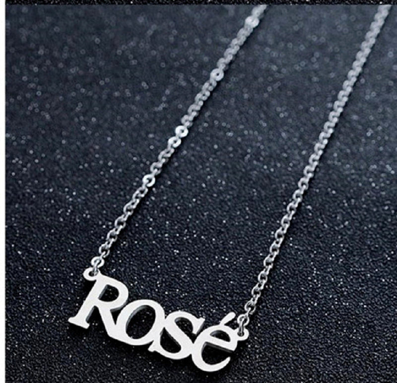 BLACKPINK STAINLESS STEEL NECKLACES