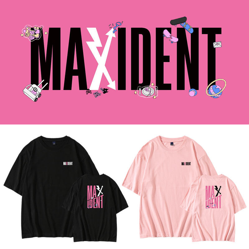 CAMISETA STRAY KIDS MAXIDENT 100% ALGODÓN (varios colores)