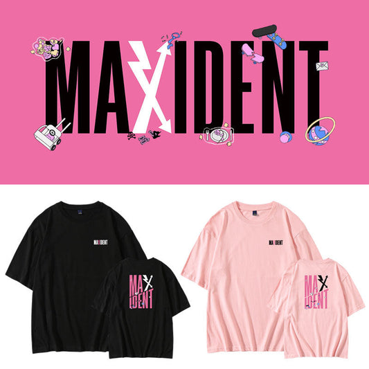 CAMISETA STRAY KIDS MAXIDENT 100% ALGODÃO (várias cores)