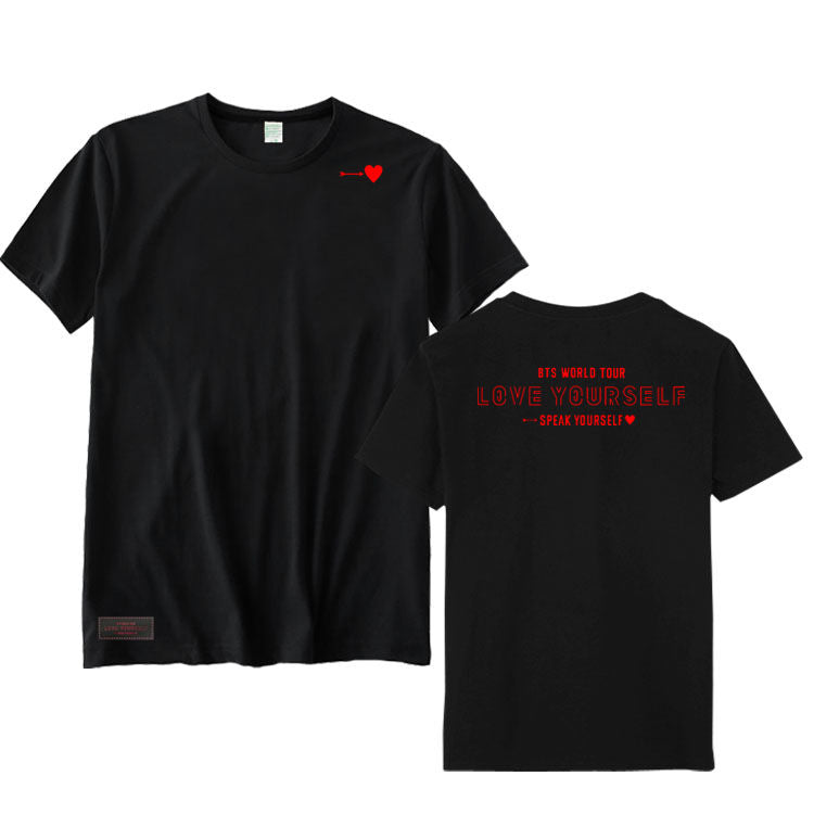 BTS WORLD TOUR L.Y SPEAK YOURSELF T-SHIRTS 100 % BAUMWOLLE