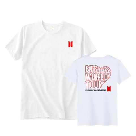 BTS WORLD TOUR L.Y SPEAK YOURSELF T-SHIRTS 100 % BAUMWOLLE