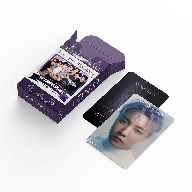 KIT WITH 55 PHOTOCARDS BTS 10TH ANNIVERSARY