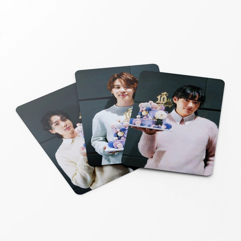 KIT WITH 55 PHOTOCARDS BTS PARTY 2023 10TH ANNIVERSARY