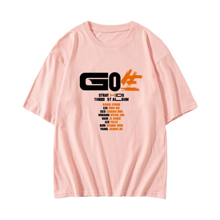 CAMISETA STRAY KIDS GO生 (GO LIVE) 100% ALGODÃO