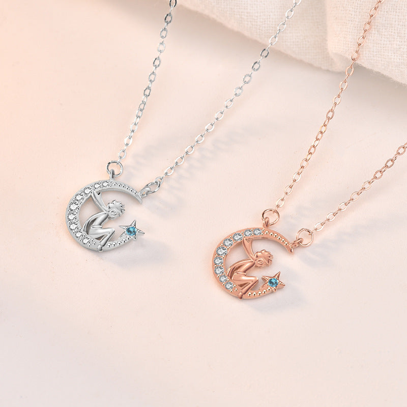 THE LITTLE PRINCE NECKLACES IN 925 SILVER