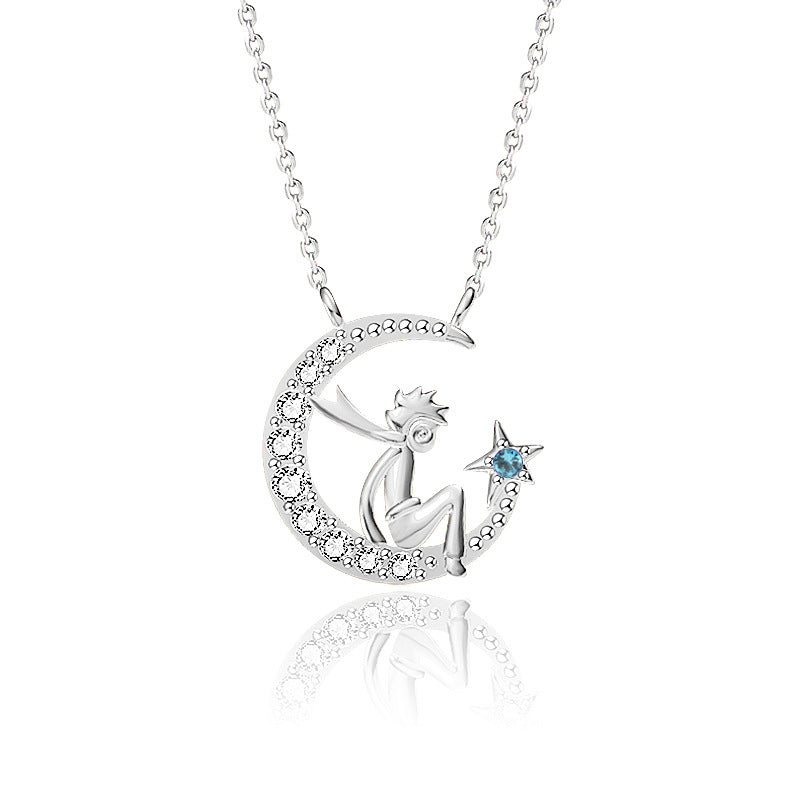 THE LITTLE PRINCE NECKLACES IN 925 SILVER