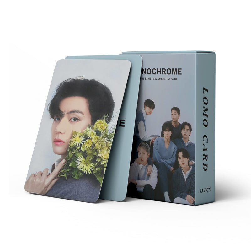 KIT WITH 54 PHOTOCARDS BTS MONOCHROME