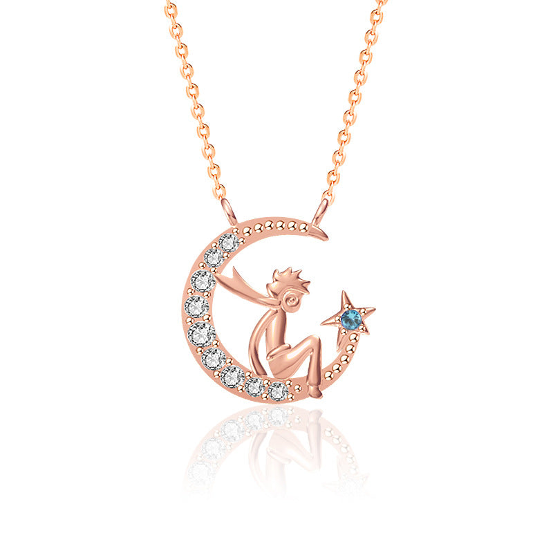 THE LITTLE PRINCE NECKLACES IN 925 SILVER