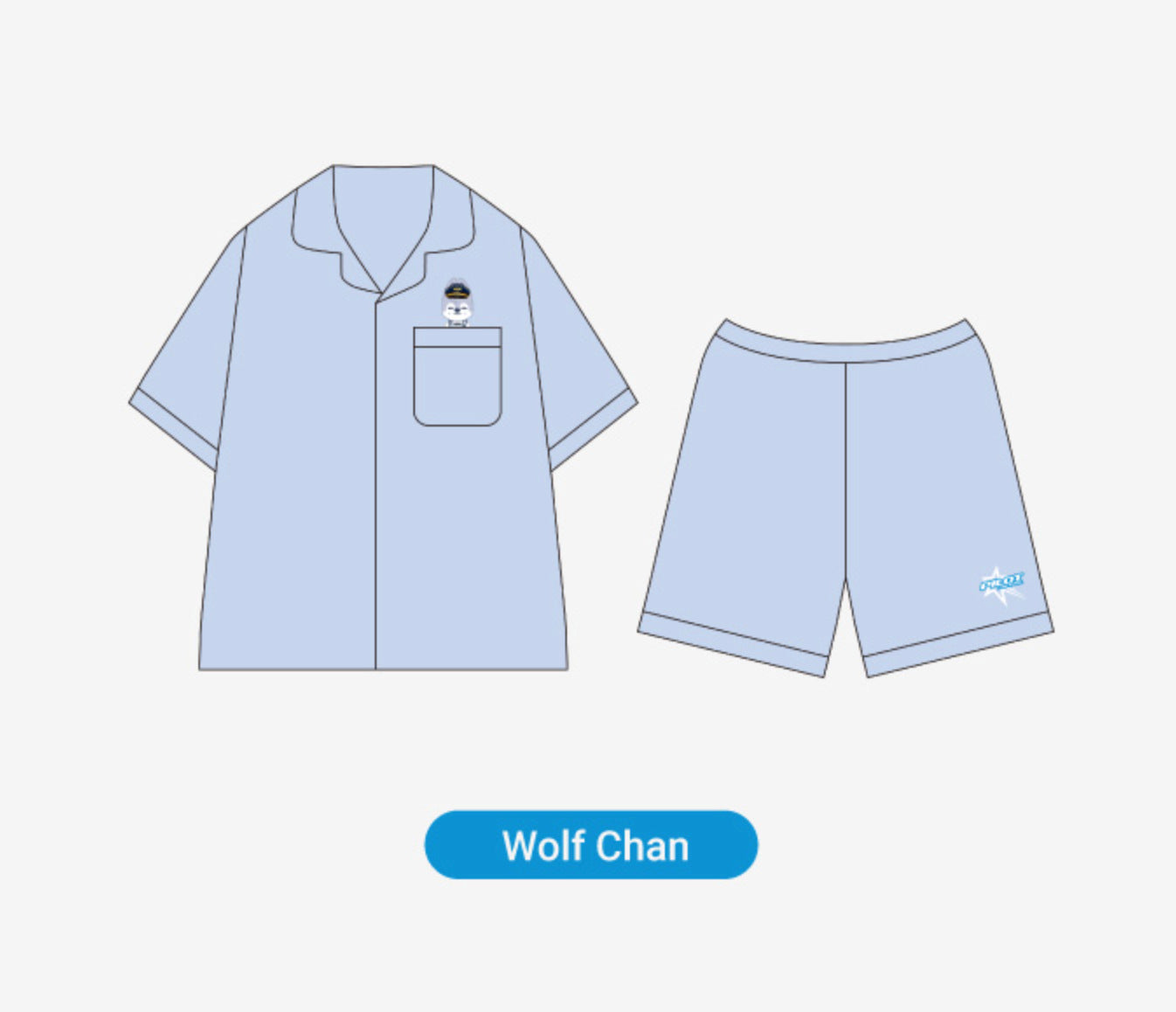 STRAY KIDS SKZOO PILOT PAJAMAS (available for all characters)