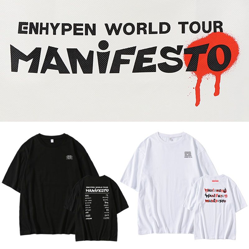 ENHYPEN WORLD TOUR MANIFESTO T-SHIRT