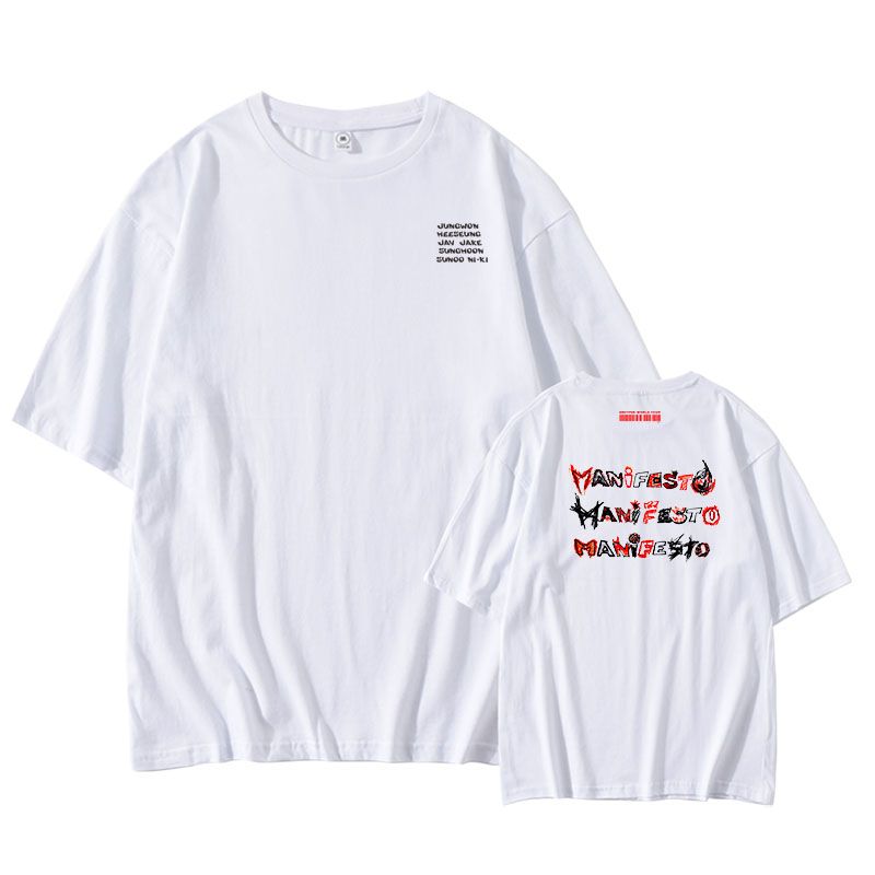 CAMISETA MANIFESTO ENHYPEN WORLD TOUR