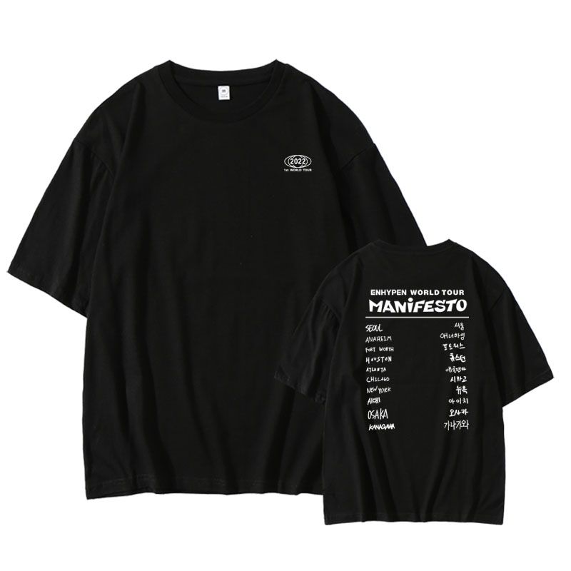 CAMISETA MANIFESTO ENHYPEN WORLD TOUR