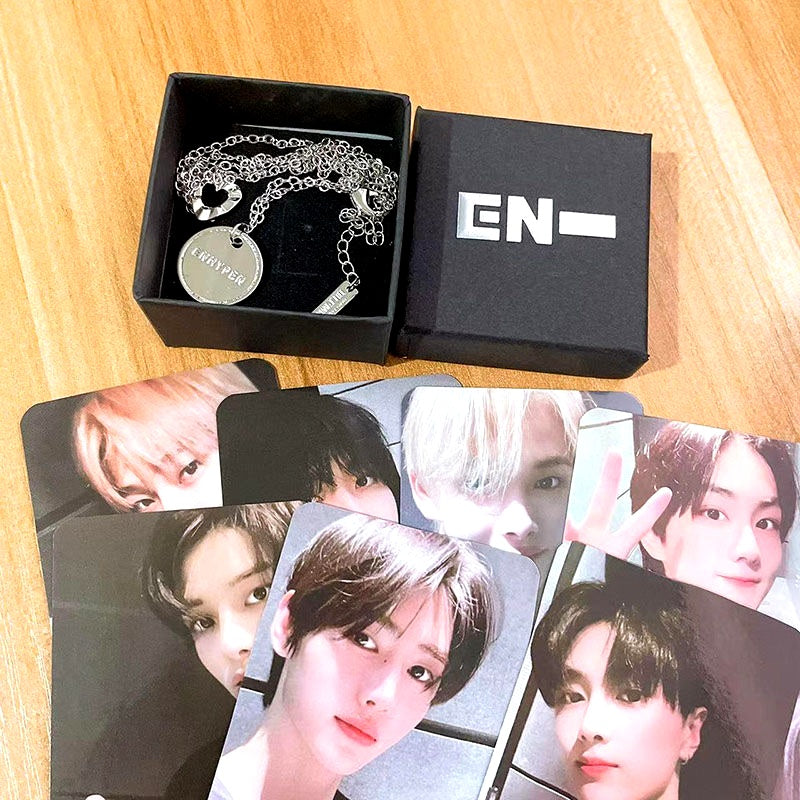 ENHYPEN DIMENSION NECKLACE KIT + PHOTOCARDS: DILEMMA