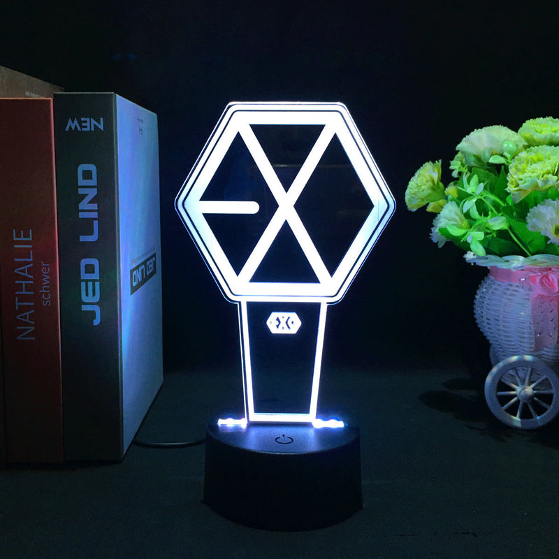 EXO LED LIGHT CHANGES COLOR (16 COLORS) WITH REMOTE CONTROL