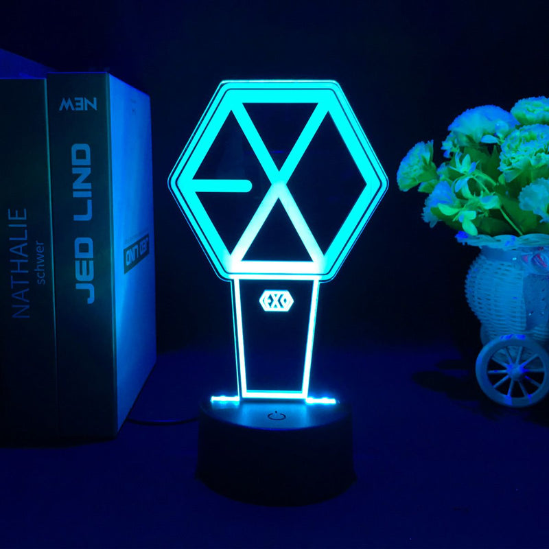 EXO LED LIGHT CHANGES COLOR (16 COLORS) WITH REMOTE CONTROL