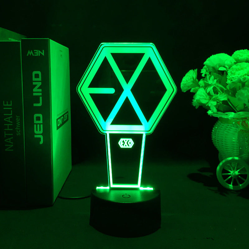 EXO LED LIGHT CHANGES COLOR (16 COLORS) WITH REMOTE CONTROL