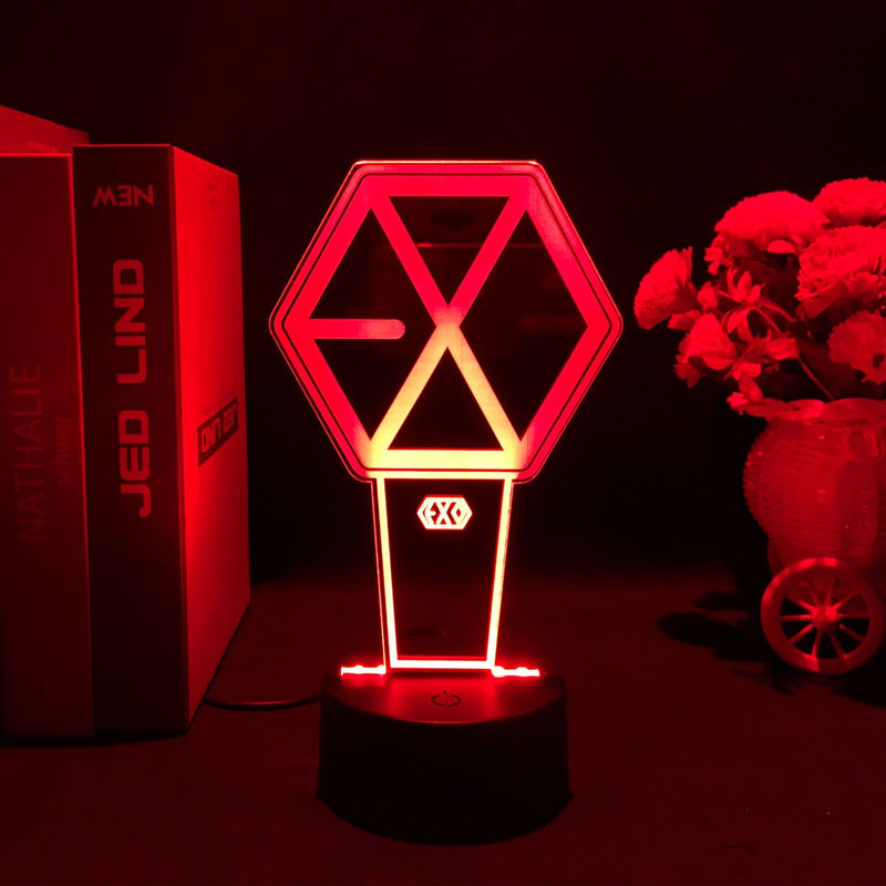 EXO LED LIGHT CHANGES COLOR (16 COLORS) WITH REMOTE CONTROL