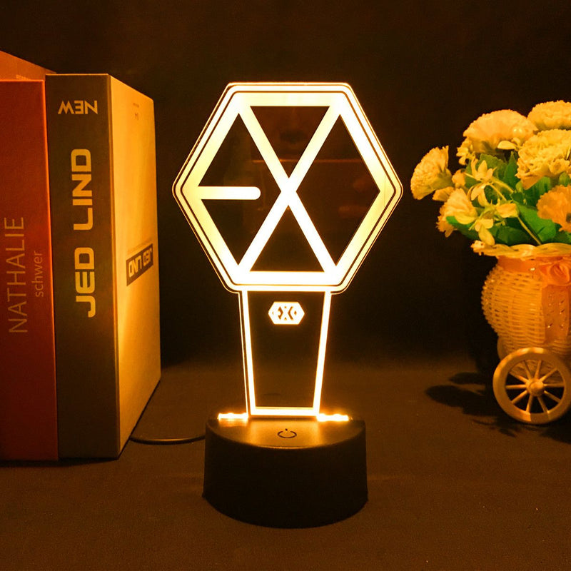 EXO LED LIGHT CHANGES COLOR (16 COLORS) WITH REMOTE CONTROL