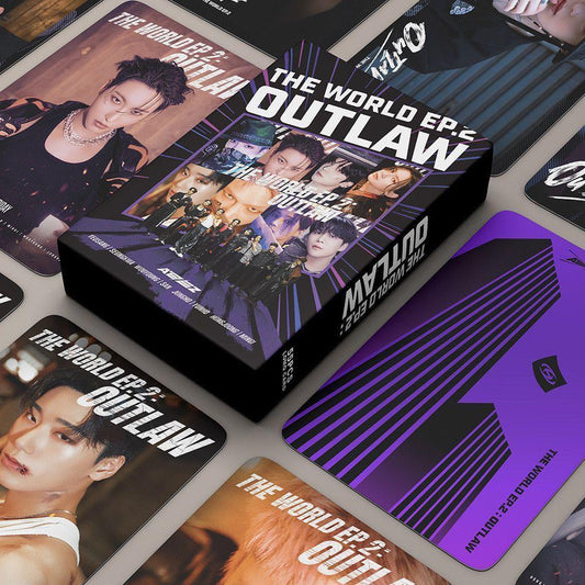 PHOTOCARDS ATEEZ THE WORLD EP.  2 OUTLAW 55 PCS