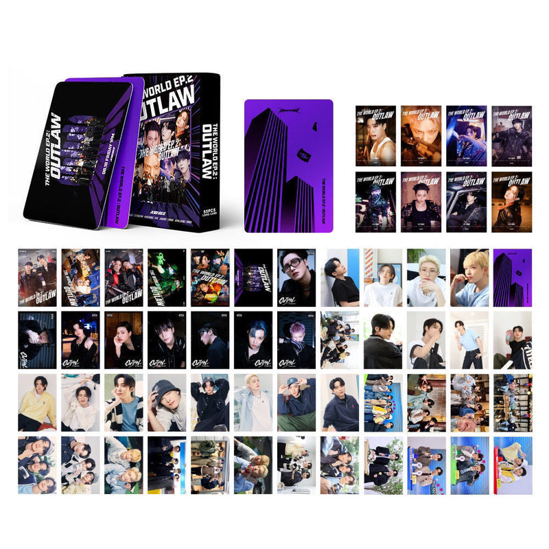 KIT WITH 55 PHOTOCARDS ATEEZ THE WORLD EP.  2 OUTLAW