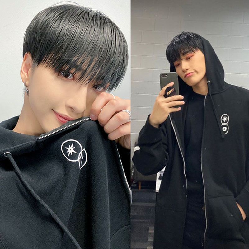 SUDADERA CON CAPUCHA BEGINNING OF THE END DE ATEEZ