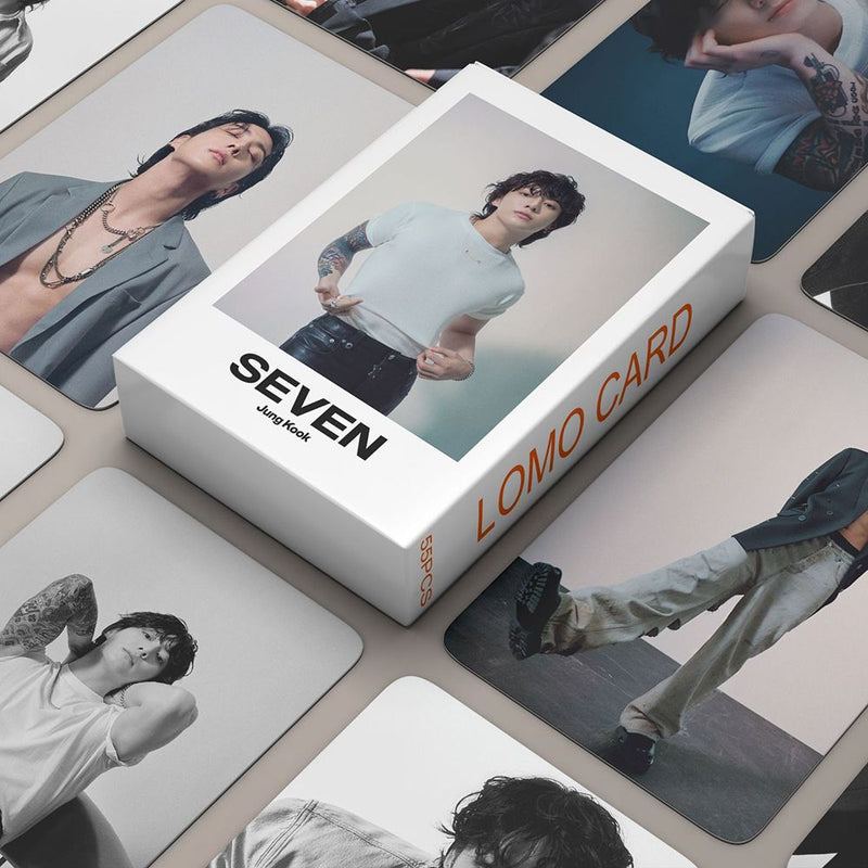 KIT CON 55 FOTOTARJETAS JUNGKOOK SEVEN