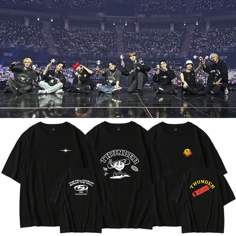 ATEEZ BREAK THE WALL T-SHIRTS (black and white)