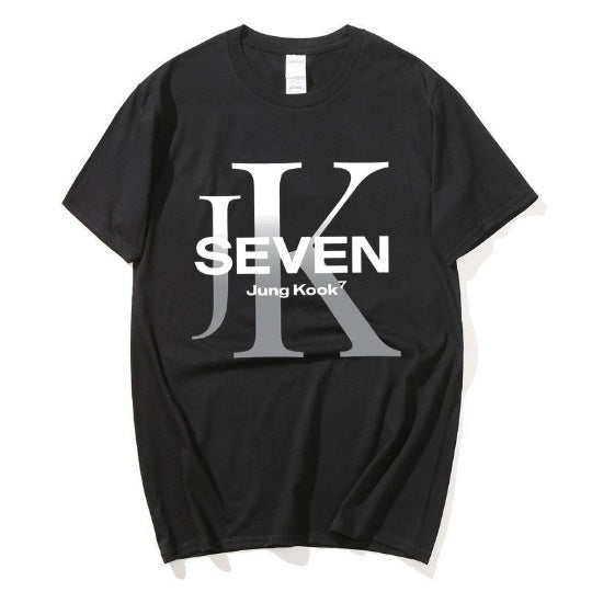 JUNGKOOK SEVEN T-SHIRTS 100% COTTON (various colors)