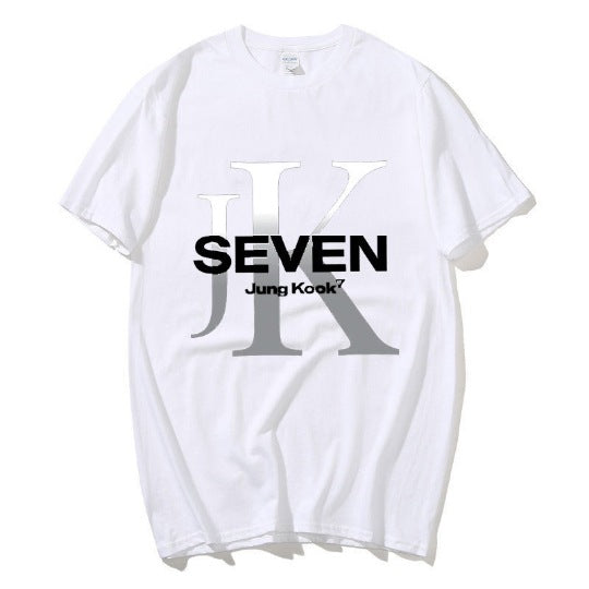 JUNGKOOK SEVEN T-SHIRTS 100% COTTON (various colors)