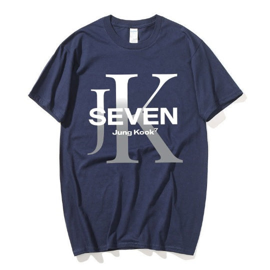 JUNGKOOK SEVEN T-SHIRTS 100% COTTON (various colors)