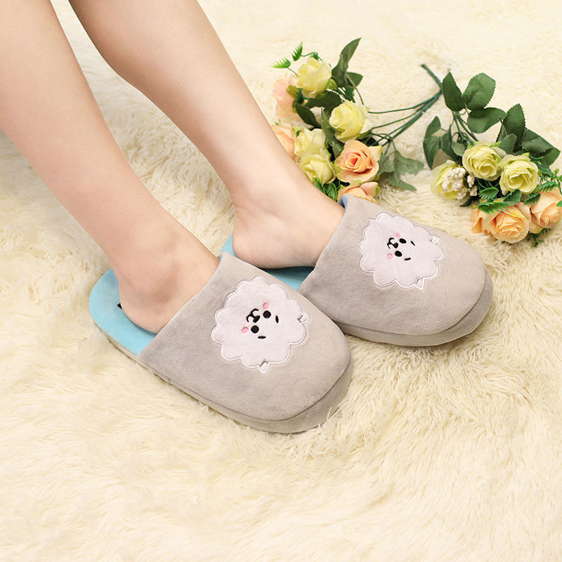 BT21 EMBROIDERED AND PLUSH SLIPPERS