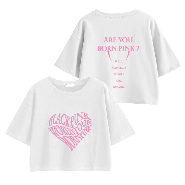 BLACKPINK T-SHIRTS AND CROPPEDS 100% COTTON