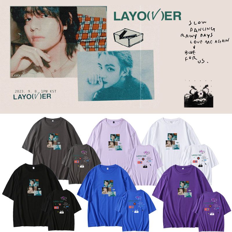 V LAYOVER T-SHIRT 100% COTTON