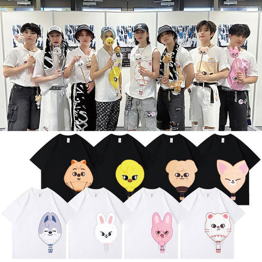 STRAY KIDS SKZOO T-SHIRTS 100% COTTON