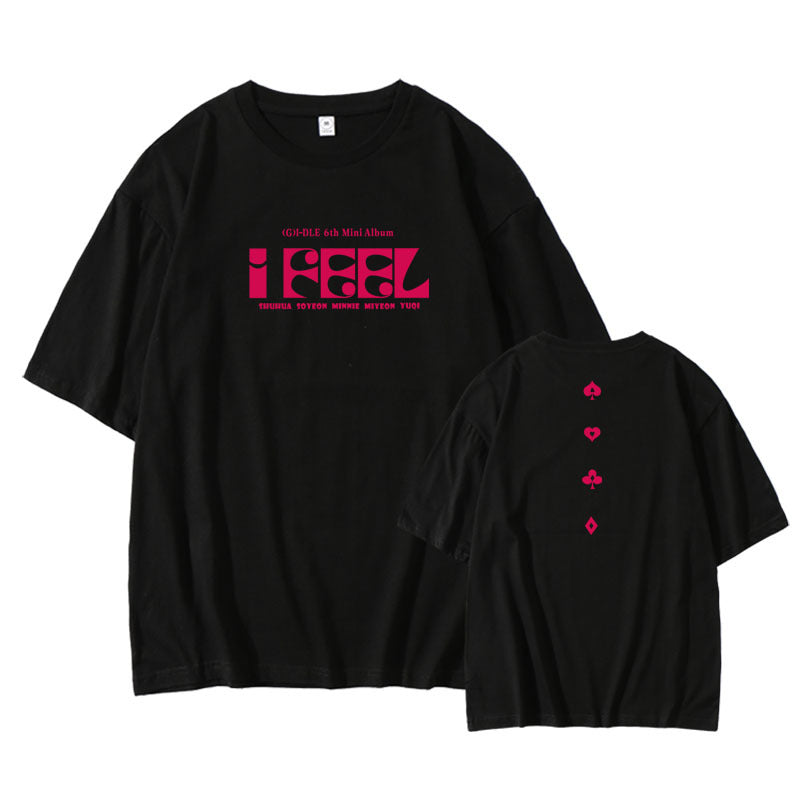 (G)I-DLE I FEEL 100% COTTON T-SHIRT