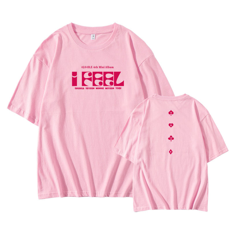 (G)I-DLE I FEEL 100% COTTON T-SHIRT