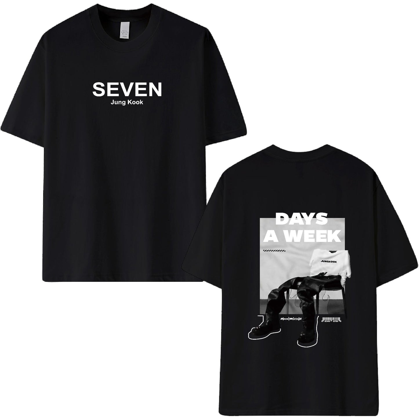 SEVEN JUNGKOOK  T-SHIRT 100% COTTON