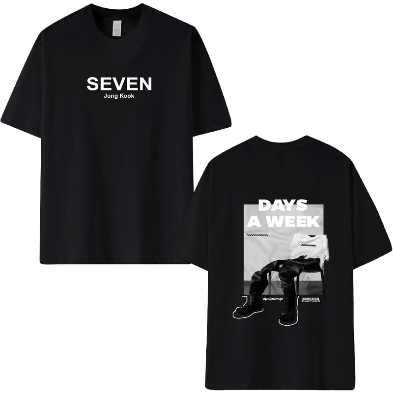 JUNGKOOK SEVEN T-SHIRT 100% COTTON