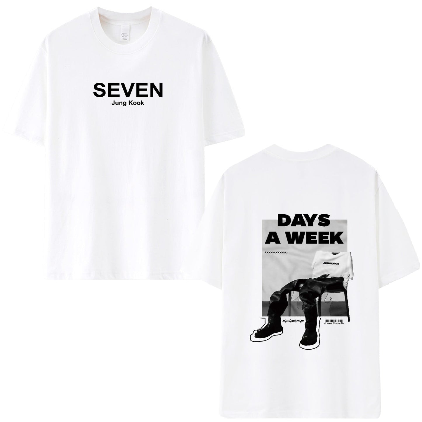 SEVEN JUNGKOOK  T-SHIRT 100% COTTON