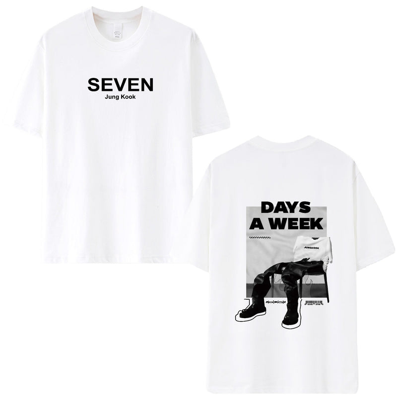 JUNGKOOK SEVEN T-SHIRT 100% COTTON