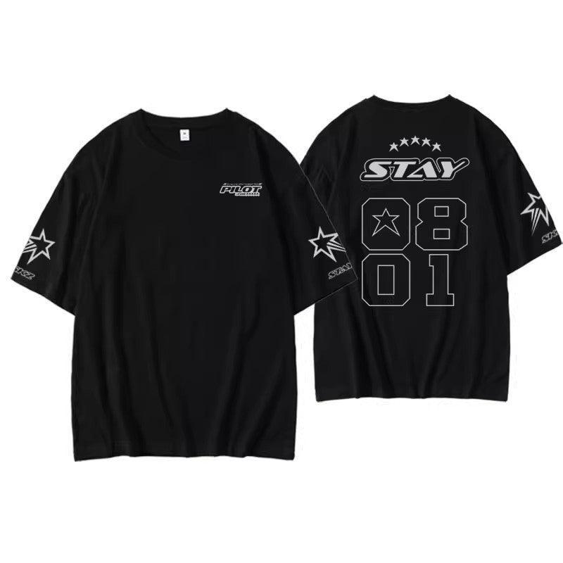 STRAY KIDS PILOT T-SHIRT 100% COTTON