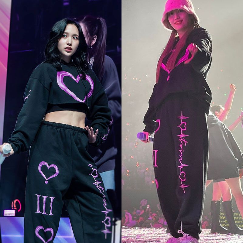 TWICE 4. WELTTOURNEE III KAPUZENPULLI UND HOSE SET