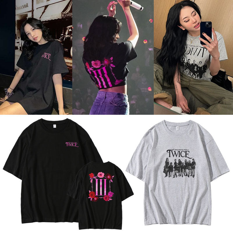 TWICE WORLD TOUR III 100% COTTON T-SHIRTS