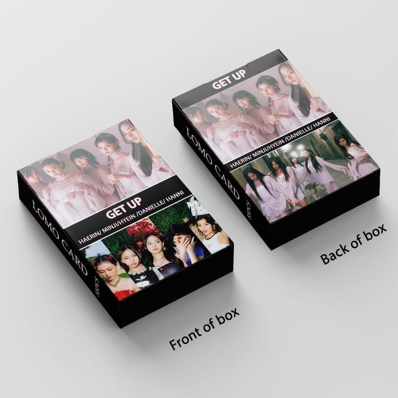 BOX WITH 55 PHOTOCARDS NEWJEANS GET UP