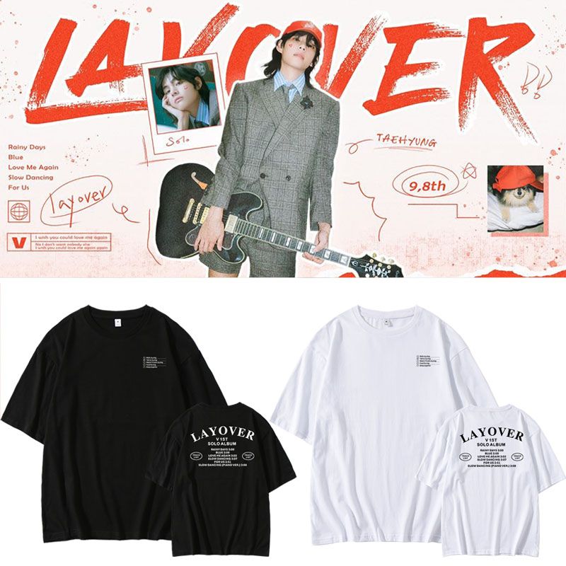 V LAYOVER T-SHIRT 100% COTTON