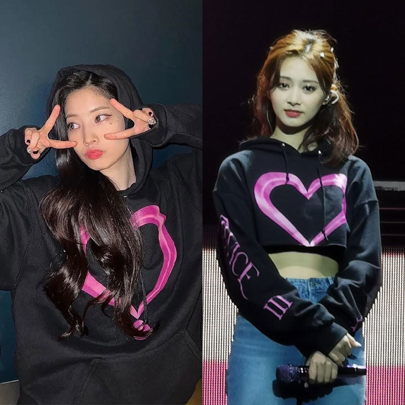 SUDADERA CON CAPUCHA TWICE WORLD TOUR III