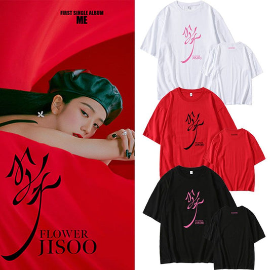 CAMISETA JISOO "ME" 100% ALGODÃO